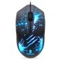 Mouse USB RGB XPLOTION BROBOTIX 263939 - Negro, 800/1200/1600 DPI