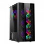 Gabinete Gaming Yeyian Case Rapture Series 2500 - Midi-Tower, Gabinete, ATX, Micro-ATX, Negro