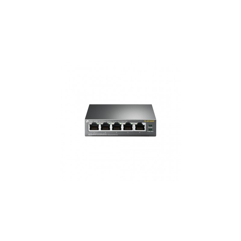 Switch TP-LINK TL-SF1005P - Plata, 5