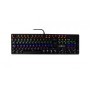 Teclado Mecanico Gamefactor VORAGO KBG400-B - USB, QWERTY, Negro, Multicolor, Switch Azul