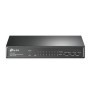 Switch TP-LINK TL-SF1009P - Negro, 8 puertos 10/100 Mbps POE + 1 puerto 10/100Mbps, No administrable 10/100Mbps POE