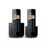 Teléfono Unilineal  PANASONIC KX-TGB112MEB - Negro, LCD