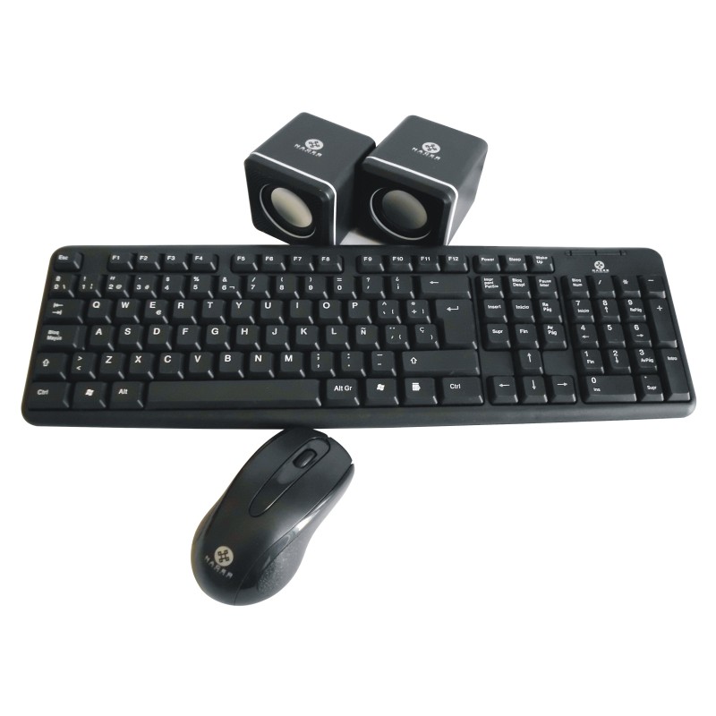 Kit de Teclado y Mouse Naceb Technology - Negro