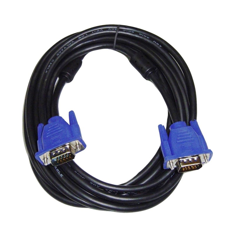 Cable VGA Naceb Technology - 3 m, VGA (D-Sub), VGA (D-Sub), Negro