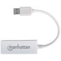 Tarjeta de Red USB - Gigabyte MANHATTAN - USB 3.0, RJ-45, Macho/hembra, Color blanco