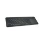 Teclado MICROSOFT All-in-One Media Keyboard - USB, QWERTY, Inalámbrico, Universal, Negro