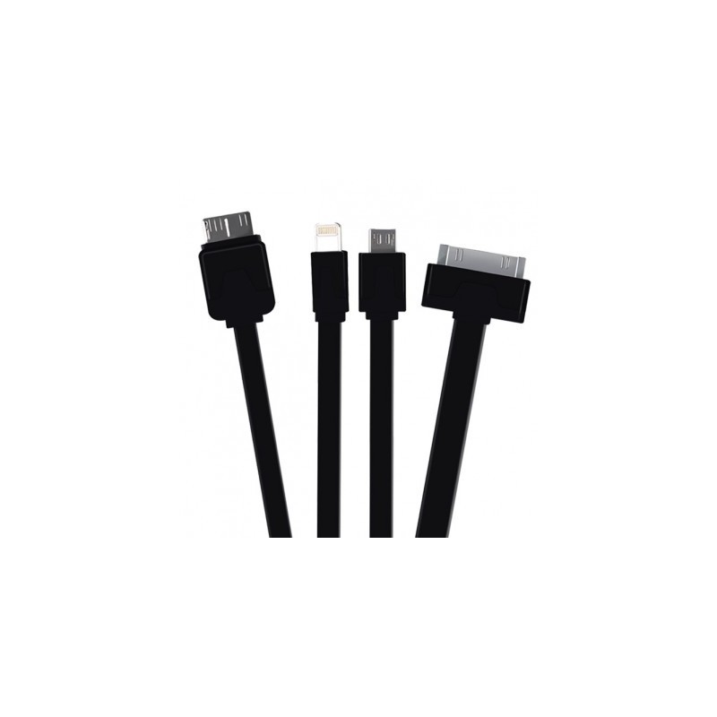 Cable USB Multi puntas ACTECK MB-01068 - Negro