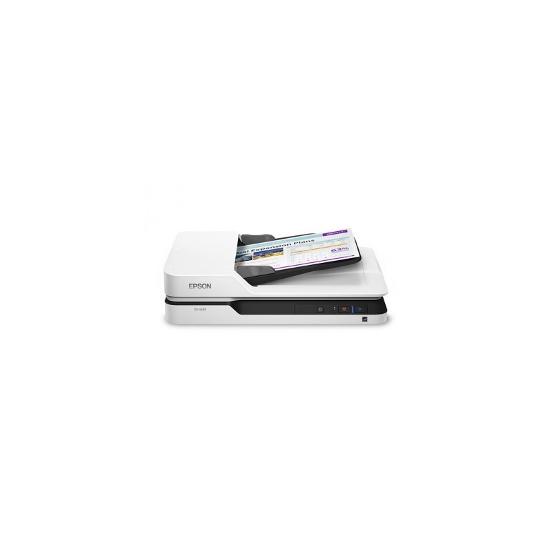 Escáner EPSON WORKFORCE DS-1630 - 216 x 355 mm, Cama plana, CIS, 1500 páginas, 25 ppm