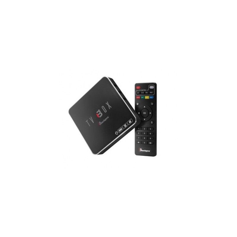 TV BOX Blackpcs EO104K-BL - Ethernet (RJ-45), WLAN, 3840 x 2160, Android 7.1, 1GB, 8GB