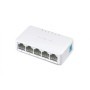 Mini Switch MERCUSYS MS105 - Color blanco, 5 puertos, RJ-45