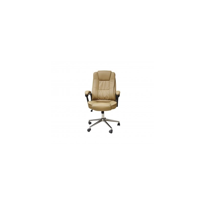 Silla Ejecutiva Naceb Technology Cafe NA-0930C - Ejecutiva, Asiento acolchado, Café, Vinipiel