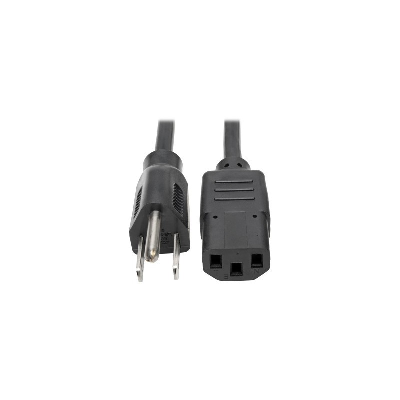 Cable de Alimentación de CA para PC TRIPP-LITE P006-006 - NEMA 5-15P, 1.83 m, Negro, 125 V - 10 A