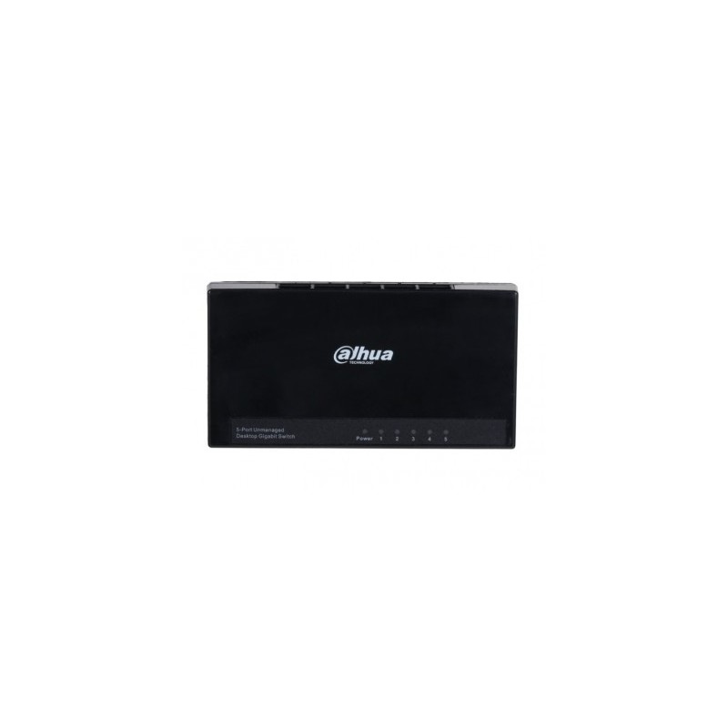 Switch para Escritorio 5 Puertos Dahua Technology DH-PFS3005-5GT-L - Negro