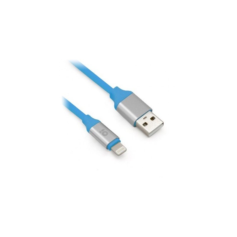 Cable Lightning - PVC BROBOTIX 651787, Azul, 1m