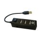 Hub USB Naceb Technology - USB, USB A, Negro