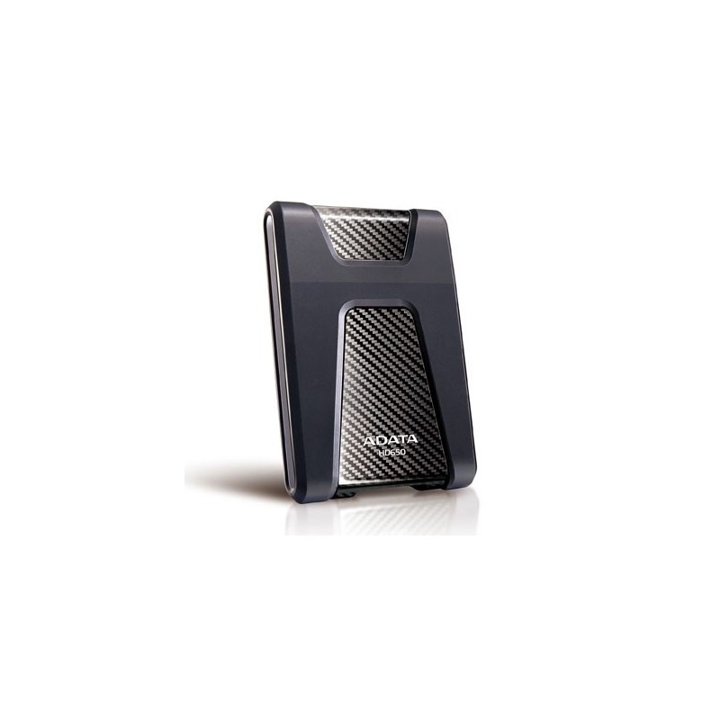 Disco Duro Externo ADATA HD650 - 1 TB, USB 3.2 (USB 3.1, 3.0, 2.0), 2.5 pulgadas, Negro