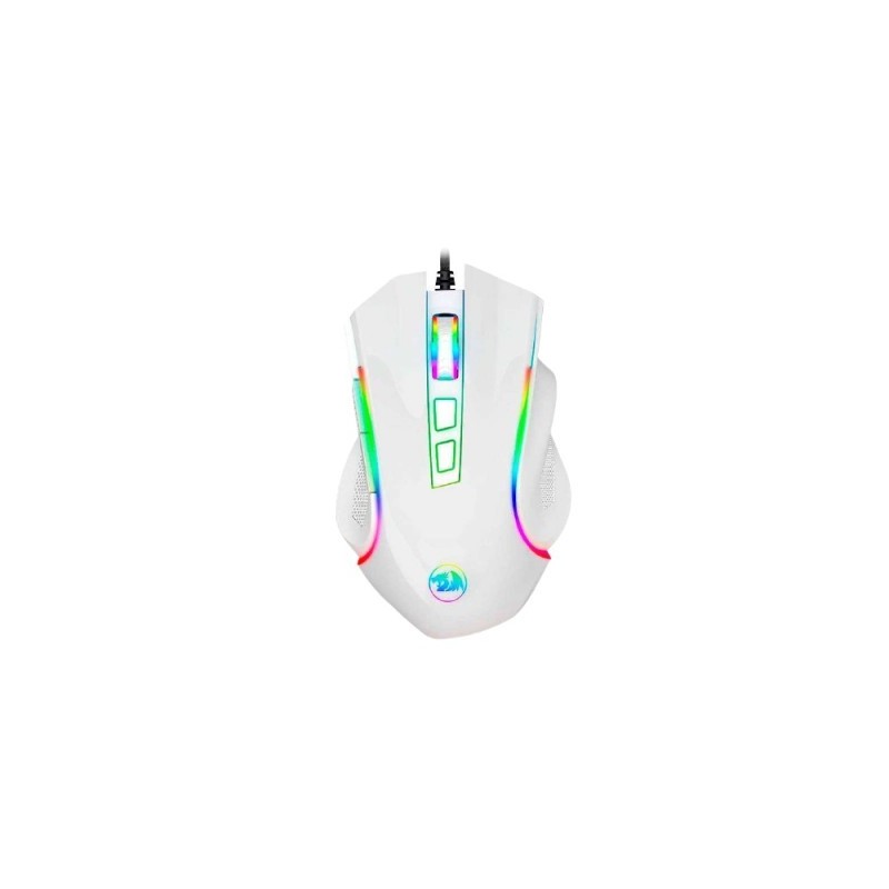 Mouse  Redragon Griffin White - Juego, 7200 DPI, Blanco