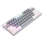 Teclado Mecánico  Redragon Fizz Pro Gray/White - Inglés, Gris y Blanco