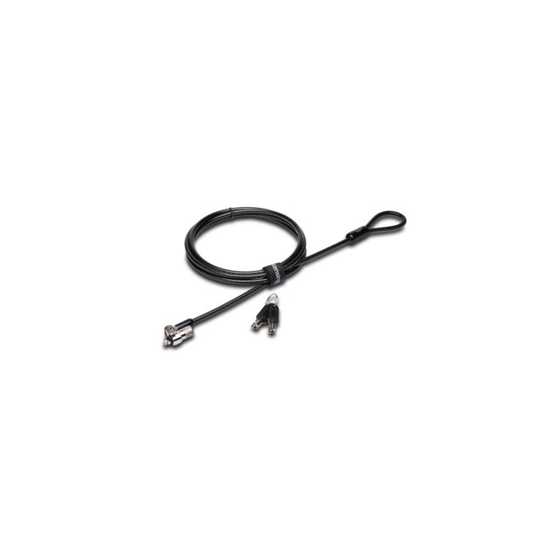 Candado con Llave MicroSaver 2.0 para Portáti KENSINGTON K64434WW - Llave, Negro/Plata, Laptops