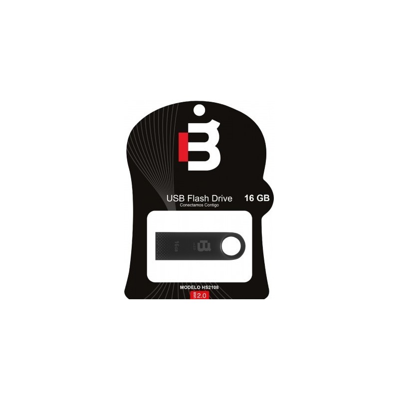 Memoria USB Blackpcs HS-2108BL-16 - Negro, 16 GB