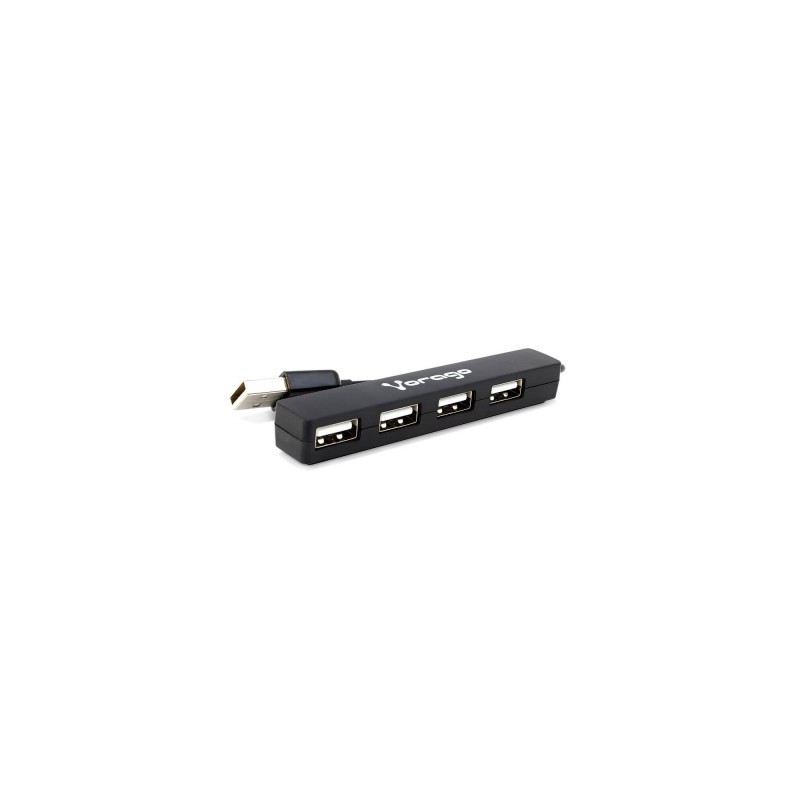 Hub USB VORAGO - 480 Mbit/s, Negro