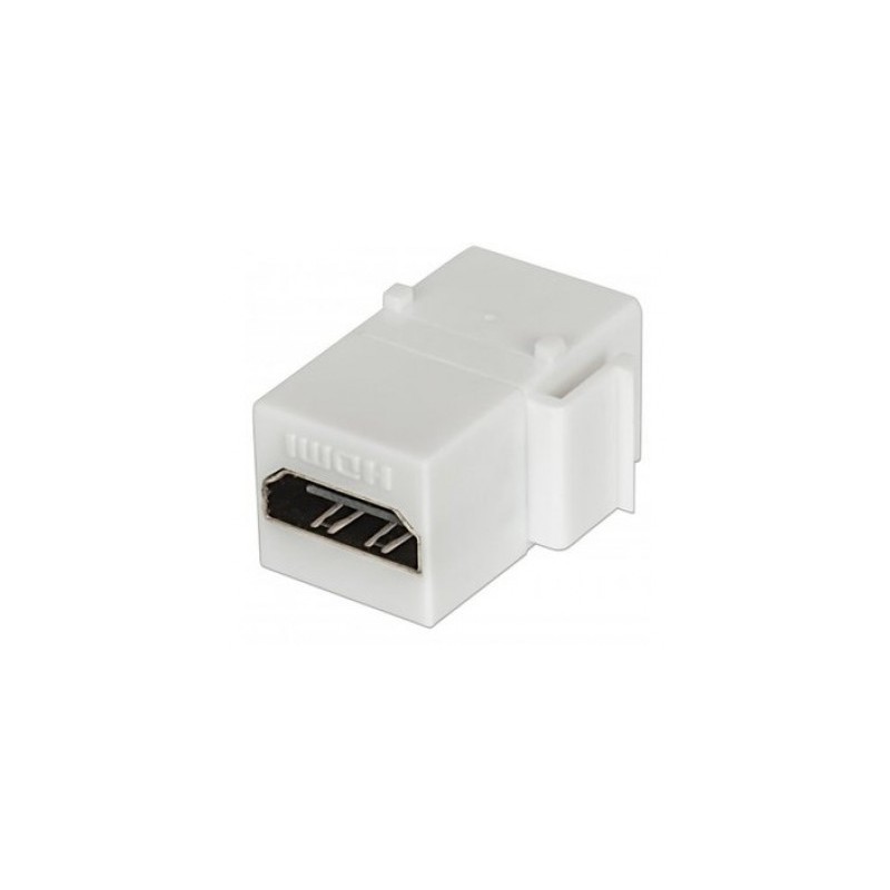 Jack - HDMI INTELLINET - HDMI, Hembra/hembra, Color blanco