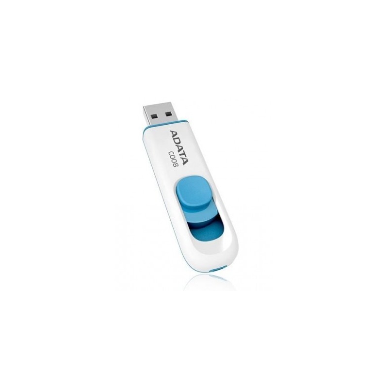 Memoria USB ADATA C008 - Color blanco, 16 GB, USB 2.0