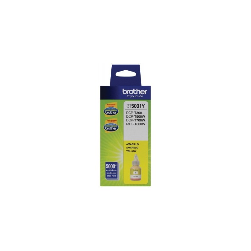 Botella de Tinta Brother BT5001Y - Amarillo