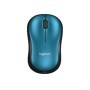 Mouse LOGITECH M185 - Negro, 3 botones, RF Wireless+USB, Óptico