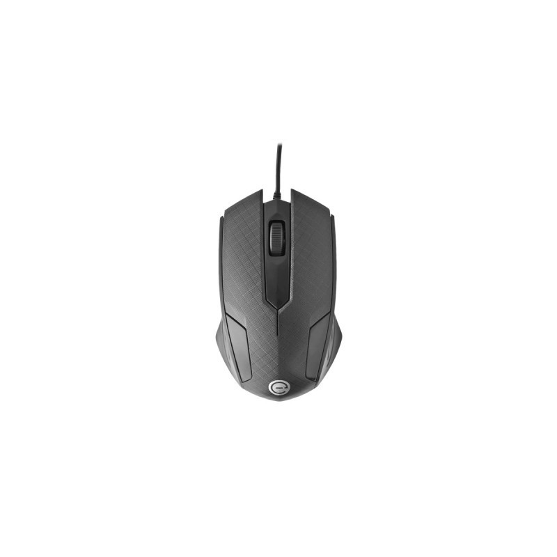 Mouse Easy Line - Negro, Óptico, 1200 DPI