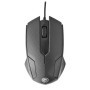 Mouse Easy Line - Negro, Óptico, 1200 DPI