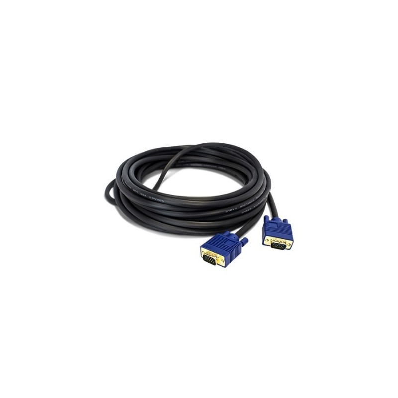 Cable VGA VORAGO - 10 m, VGA (D-Sub), VGA (D-Sub), Negro