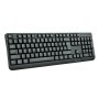 Teclado Alámbrico VORAGO - KB-102 USB, Alámbrico, Universal, teclas FN Multimedia, Negro.