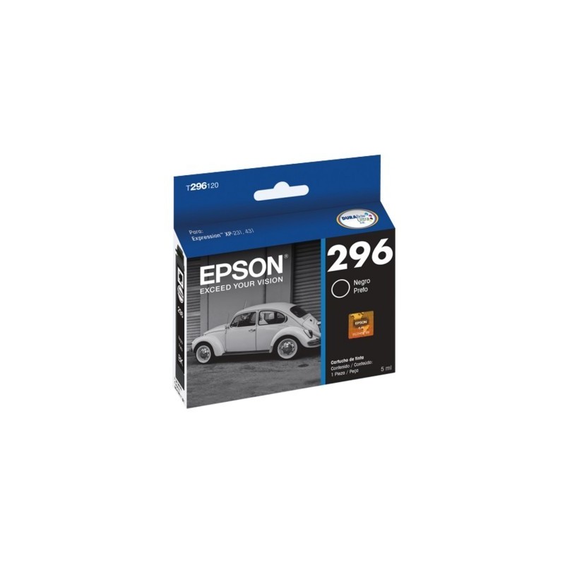 Cartucho EPSON Negro Std - Negro, Epson, Inyección de tinta, Caja