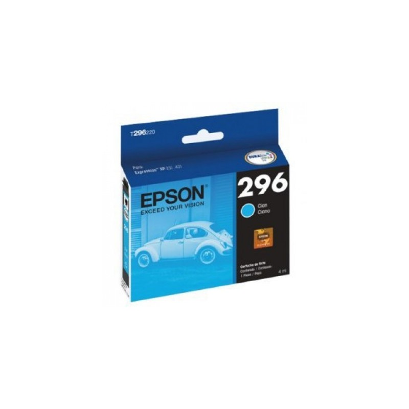 Cartucho EPSON T296220-AL - Cian, Epson, Inyección de tinta, Caja