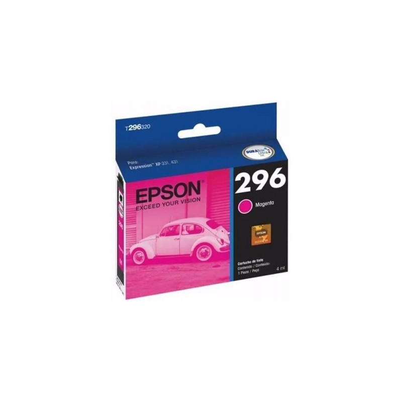 Cartucho EPSON T296320-AL - Magenta, Epson, Inyección de tinta, Caja