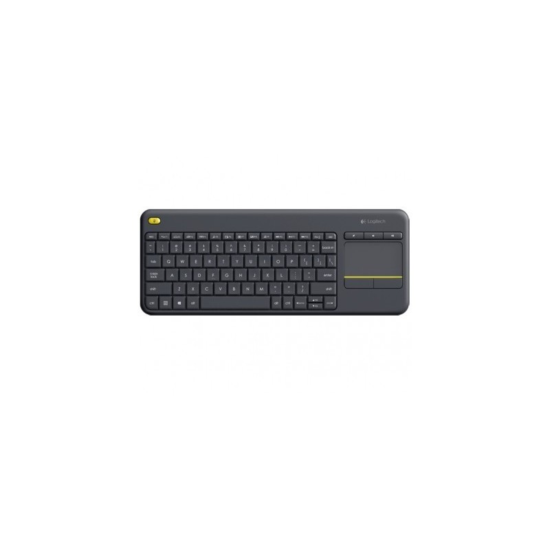 Wireless Touch Keyboard LOGITECH K400 PLUS - Negro, Inalámbrico