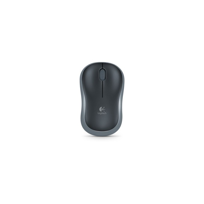 Mouse LOGITECH M185 - Negro, 2 botones, RF inalámbrico, Óptico