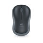 Mouse LOGITECH M185 - Negro, 2 botones, RF inalámbrico, Óptico