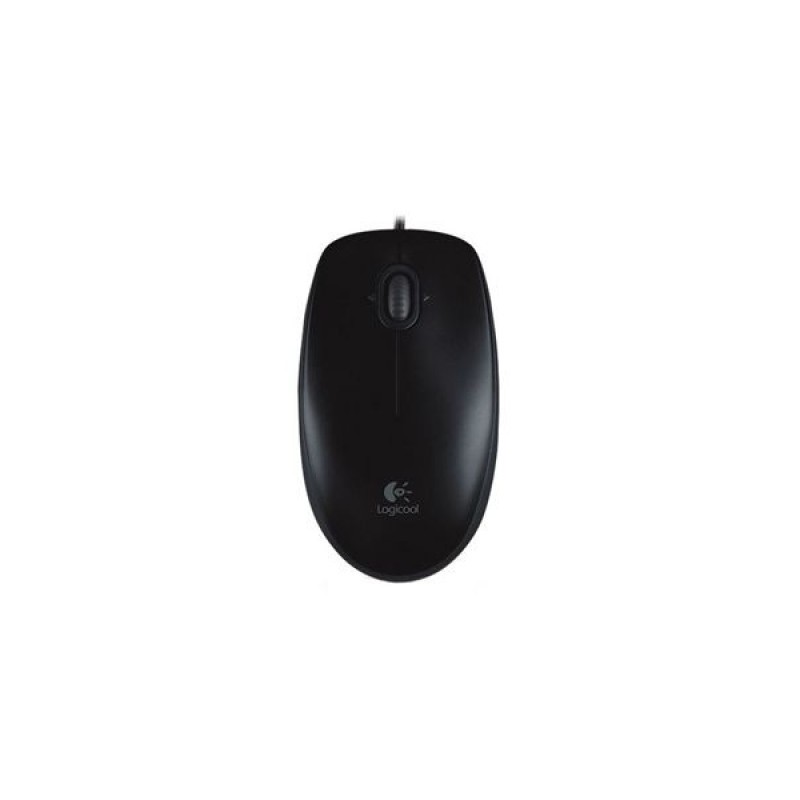 Mouse LOGITECH M100 - Negro, 3 botones, USB, Óptico, 1000 DPI