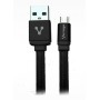 Cable USB VORAGO CAB-113 - Micro USB, 1 m, Negro