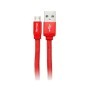 Cable USB VORAGO CAB-113 - Micro USB, USB, 1 m, Rojo